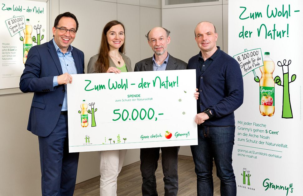 Granny s donates 50 000 euros to ARCHE NOAH