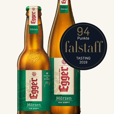 Egger Märzen holt Platz 1 bei renommierter Falstaff Bier-Trophy 2019 in der Kategorie Märzen