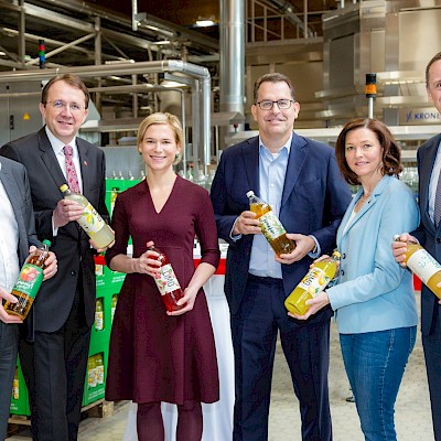 Setting the future course: Egger Getränke invests 25 million euros in a new filling plant for glass bottles