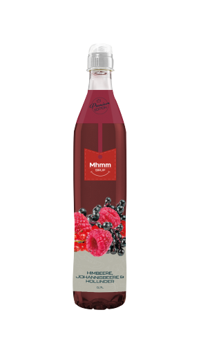 Mhmm syrup premium edition raspberry, currant & elderberry